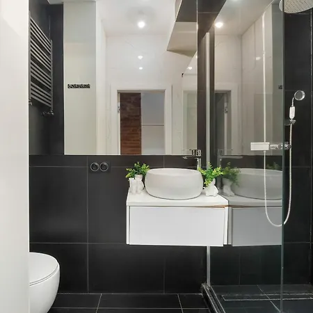 Stylish With Air Conditioning In The Center Of By Renters Łódź